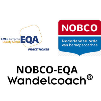 Deze Wandelcoach heeft het NOBCO erkende EQA coach diplma behaald