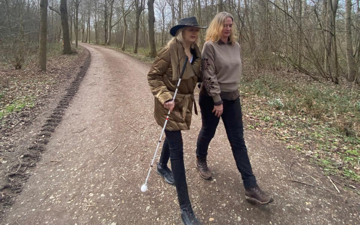 Wandelcoaching met mensen met een visuele beperking